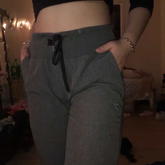Grey skinny track pants - Picture 1 of 5